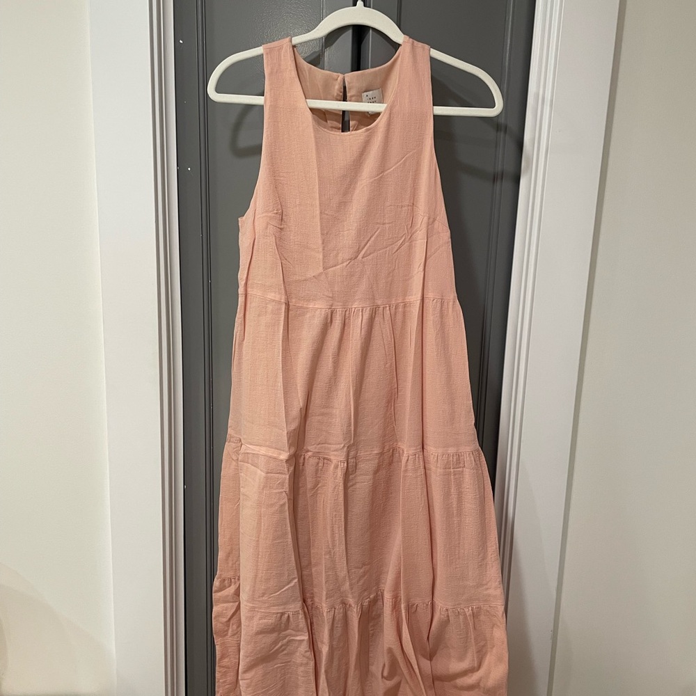 A New Day Peach Sleeveless Dress